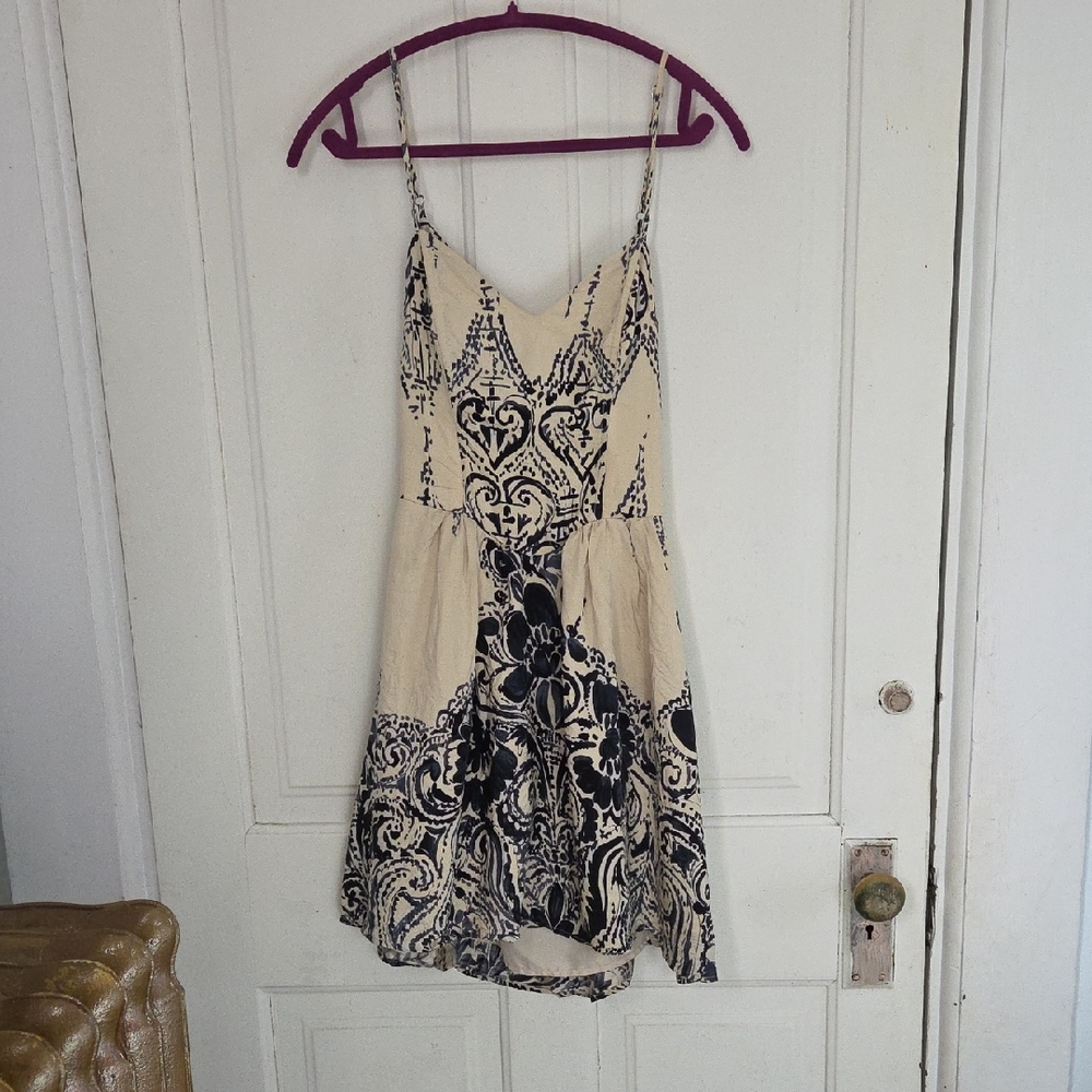 Akiko Silk Tie Back Dress